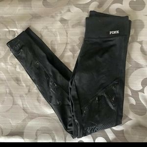 Black leggings from love pink